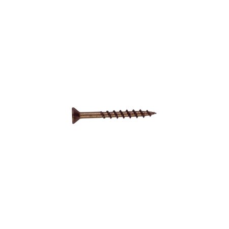 GRIP-RITE Wood Screw, #8, 3 in, Zinc Plated Bugle Head Phillips Drive, 75 PK 3GS1